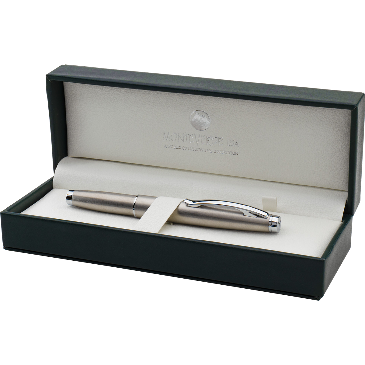 Monteverde Dakota Gel Pen - Stainless Steel-Pen Boutique Ltd