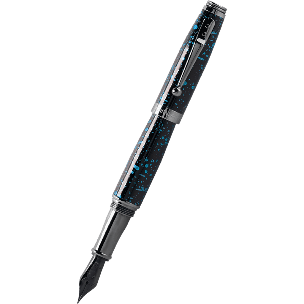 Monteverde Invincia Vega Fountain Pen - Starlight Blue Posted View