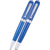 Monteverde Rodeo Drive Blue Fountain Pen (M) and Ballpoint Set.-Pen Boutique Ltd