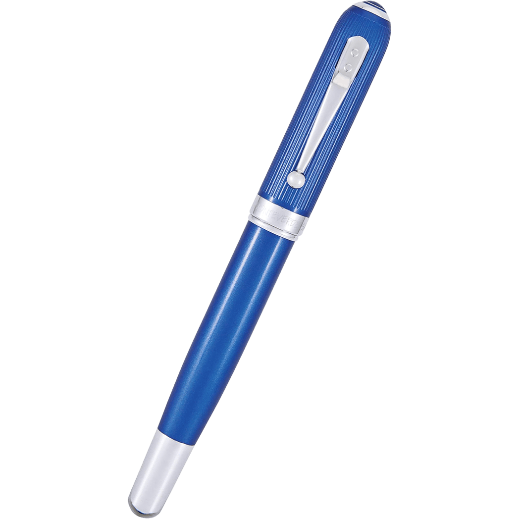 Monteverde Rodeo Drive Blue Metallic Chrome Fountain Pen-Pen Boutique Ltd
