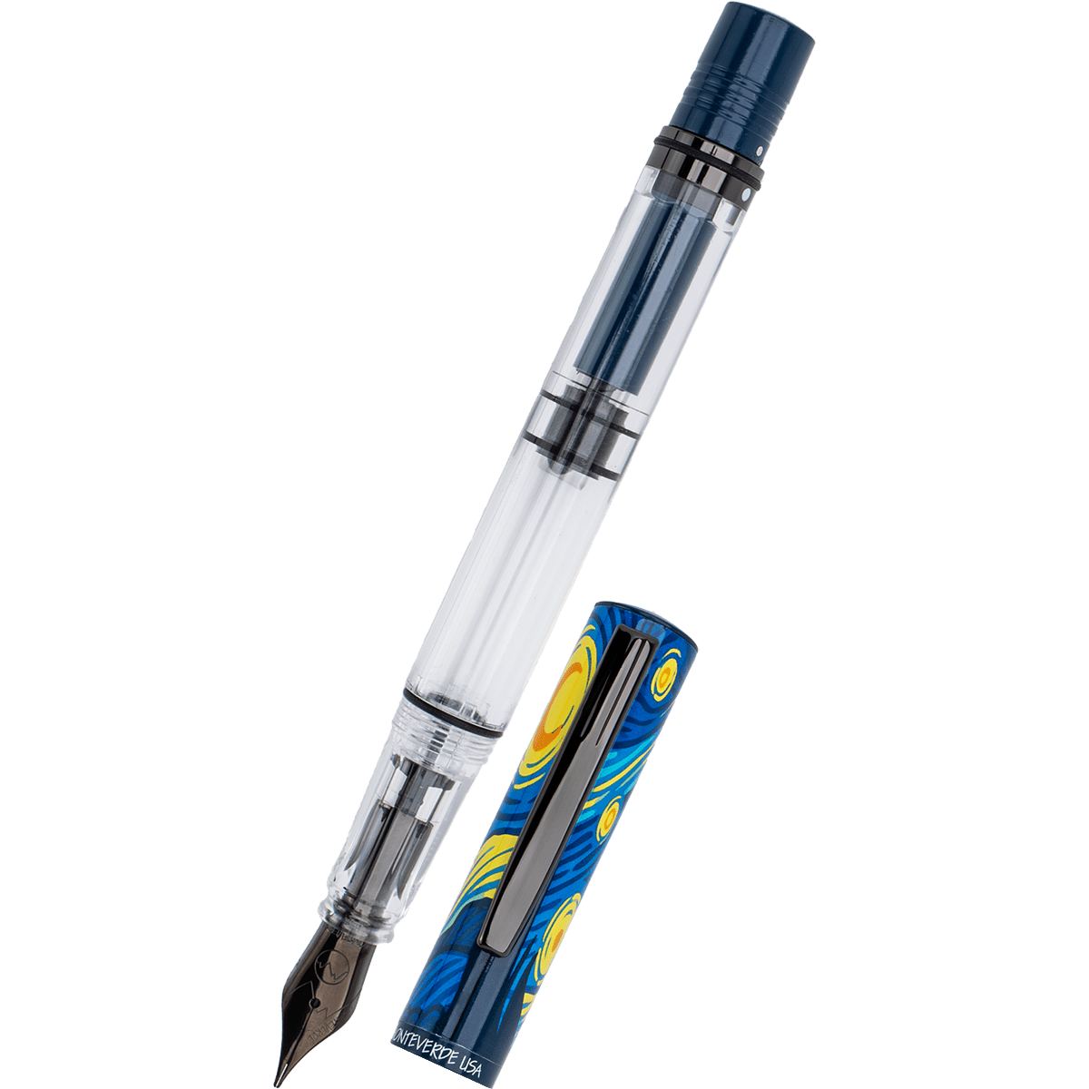Monteverde MP1 Fountain Pen - Vincent Van Gogh Starry Night (Numbered Edition) - Pen Boutique Ltd
