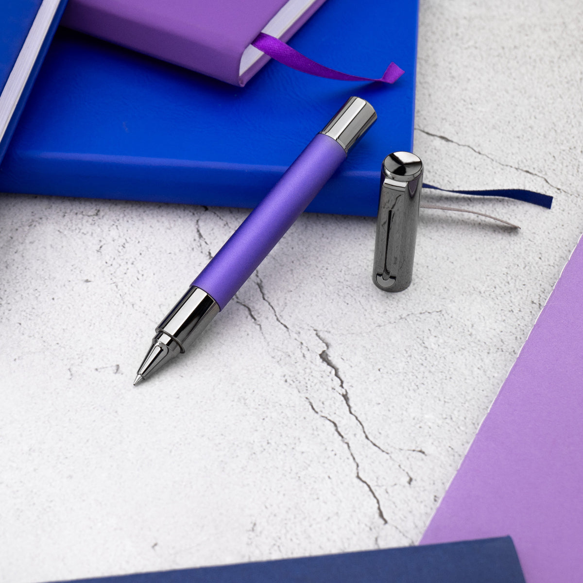 Monteverde Ritma Rollerball Pen - Midnight Orchid (Special Edition)-Pen Boutique Ltd