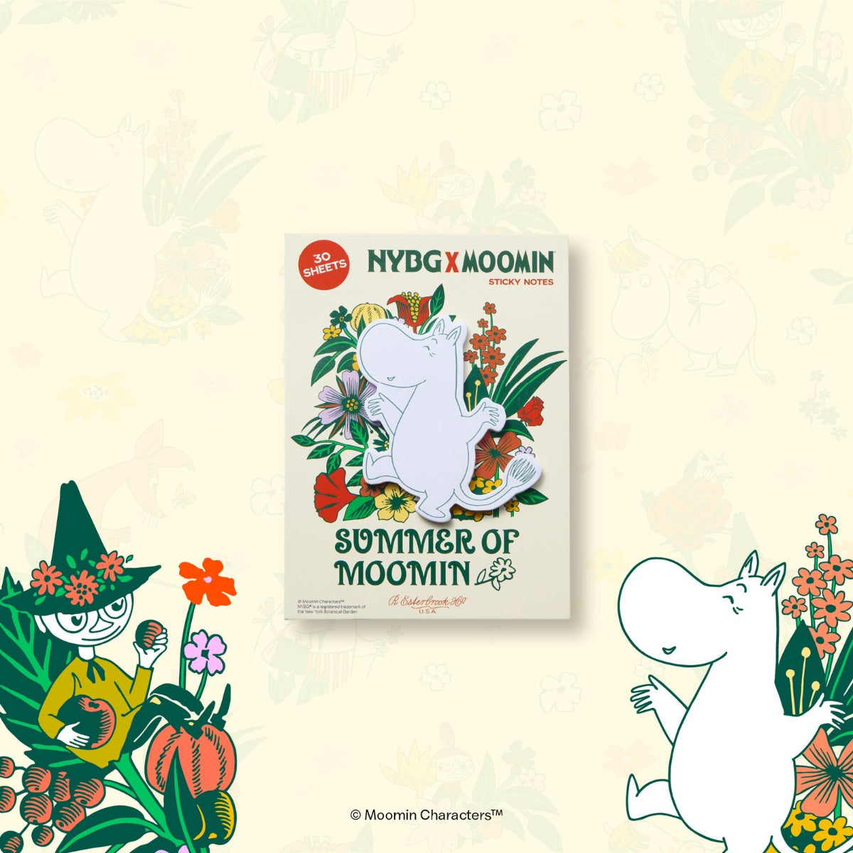 Esterbrook x Moomin NYBG Sticky Notes-Pen Boutique Ltd