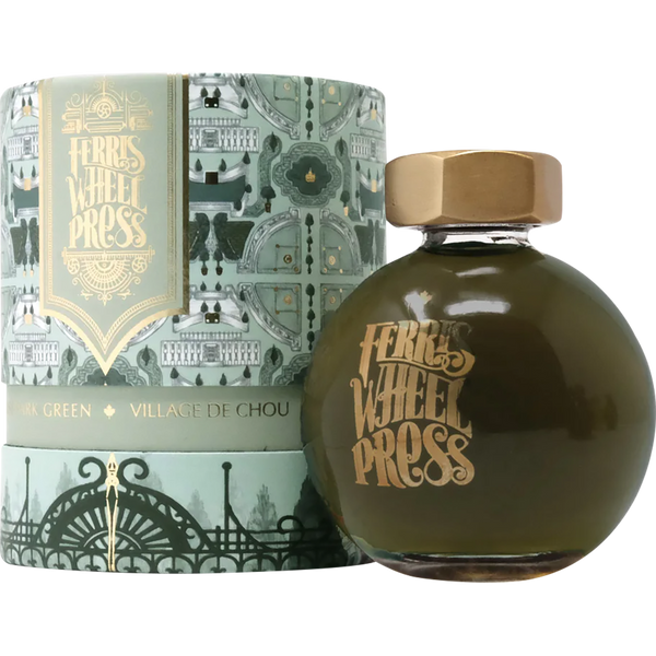 Ferris Wheel Press Ink Bottle - Moss Park Green - 38ml-Pen Boutique Ltd