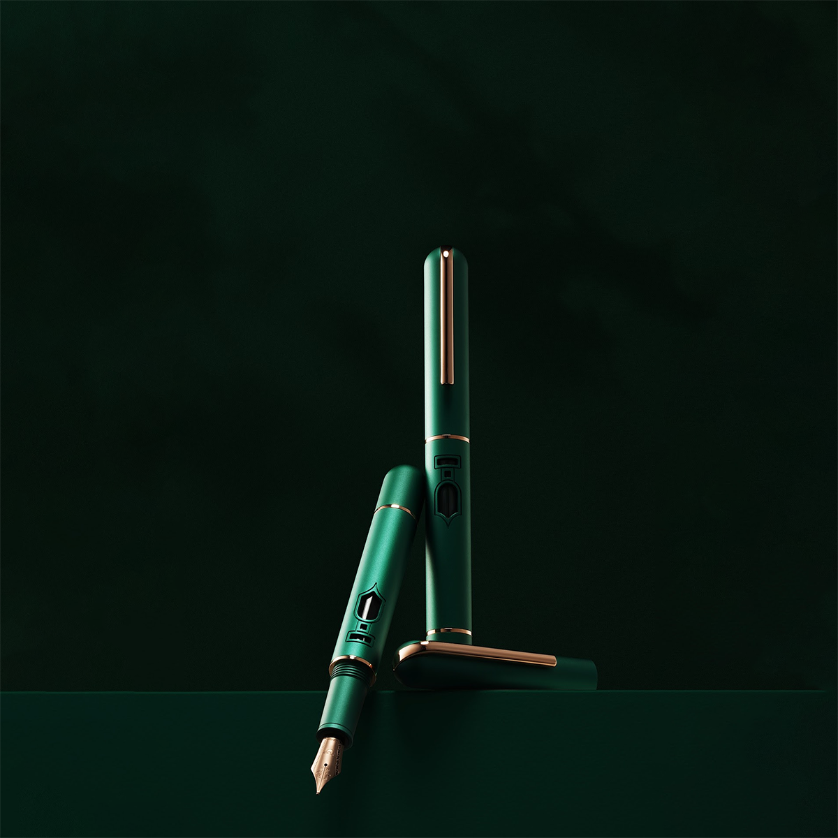 Nahvalur 365 Anniversary Fountain Pen - Emerald Green (Fountain Pen Day 2025 Edition)-Pen Boutique Ltd