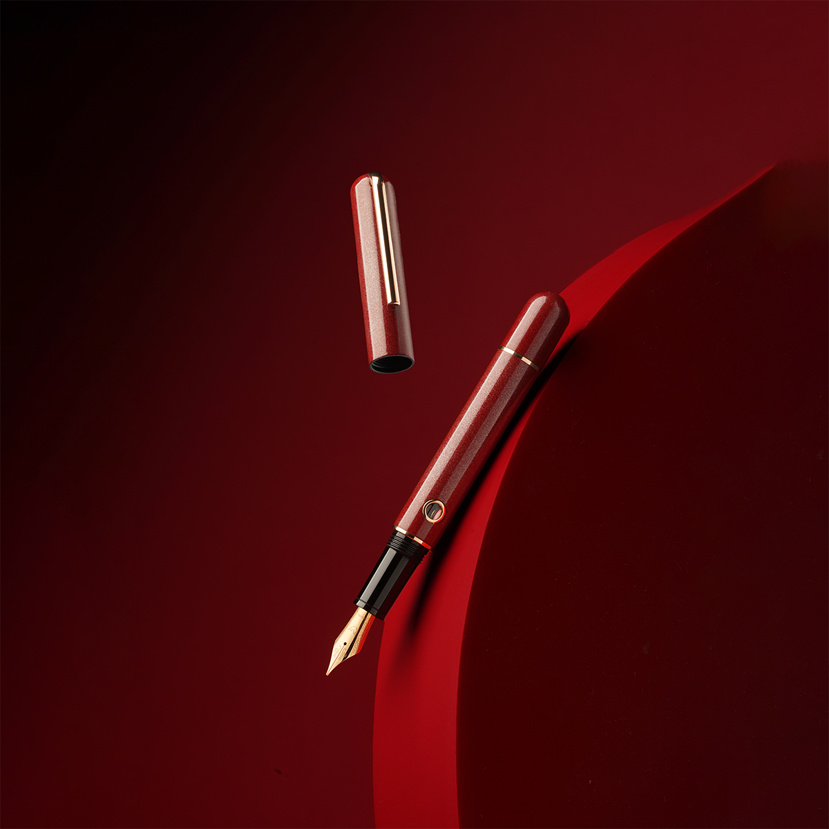 Nahvalur 365 Anniversary Fountain Pen - Garnet (2025 Annual Limited Edition)-Pen Boutique Ltd