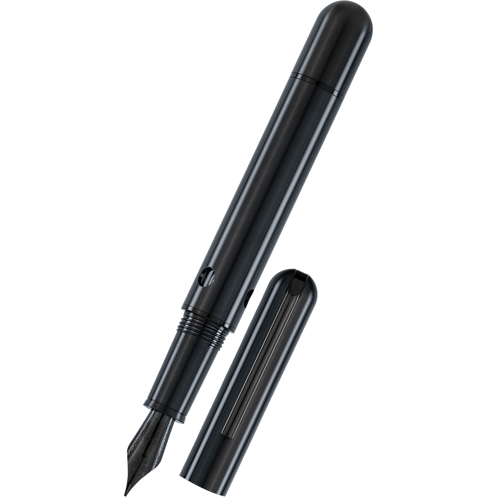 Nahvalur Nautilus Fountain Pen - Ti Black-Pen Boutique Ltd