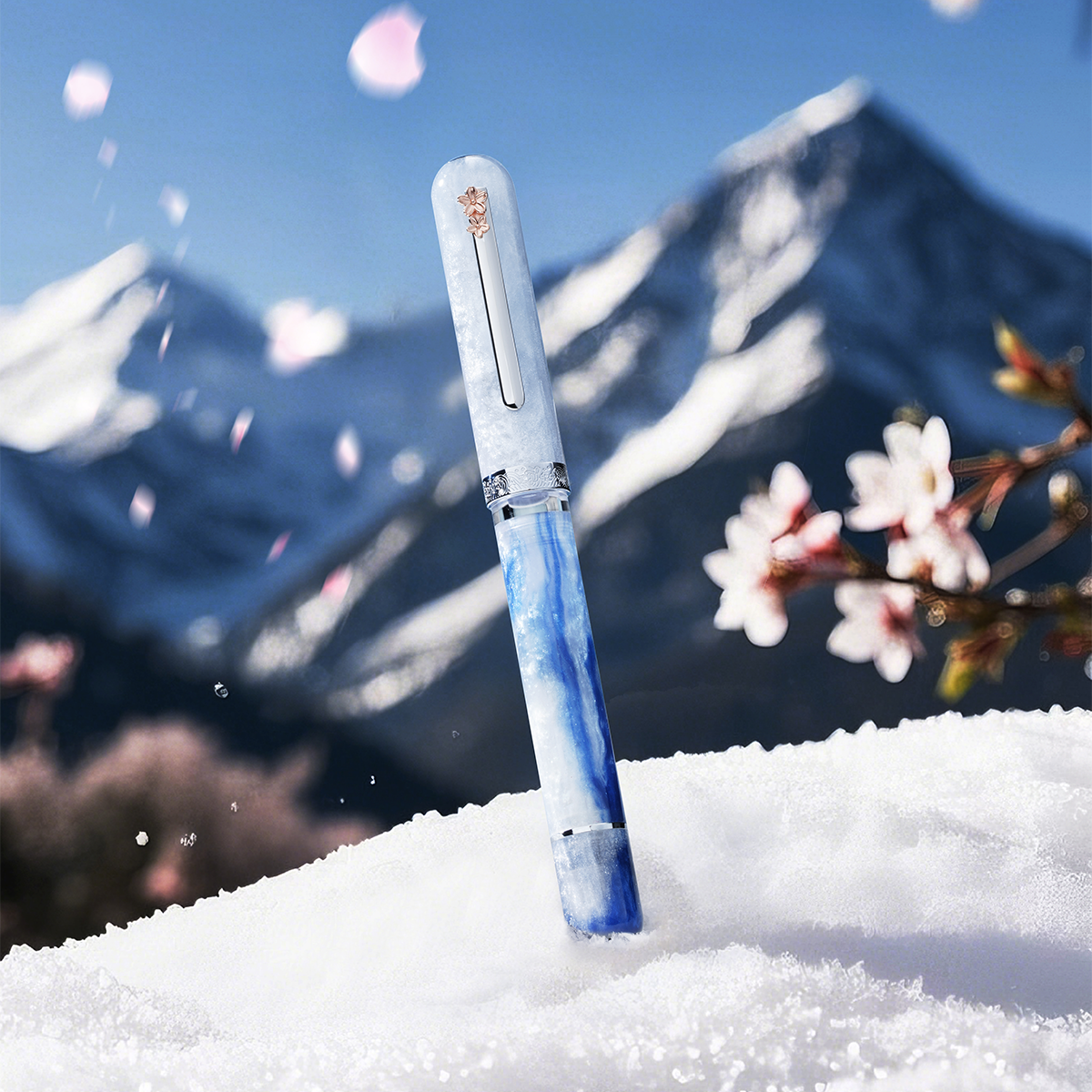 Nahvalur Voyage Fountain Pen - Cherry Blossom-Pen Boutique Ltd