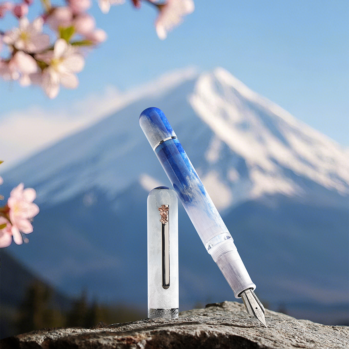 Nahvalur Voyage Fountain Pen - Cherry Blossom-Pen Boutique Ltd