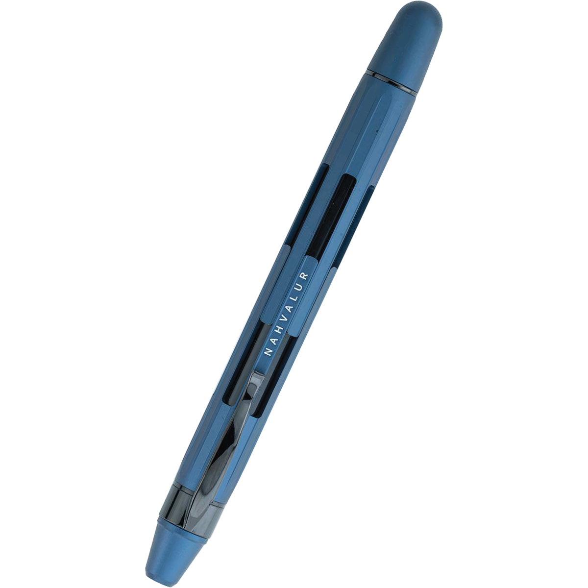 Nahvalur Eclipse Fountain Pen - Cobalt - Black Trim-Pen Boutique Ltd