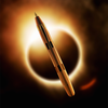 Nahvalur Eclipse Fountain Pen - Pure Gold-Pen Boutique Ltd