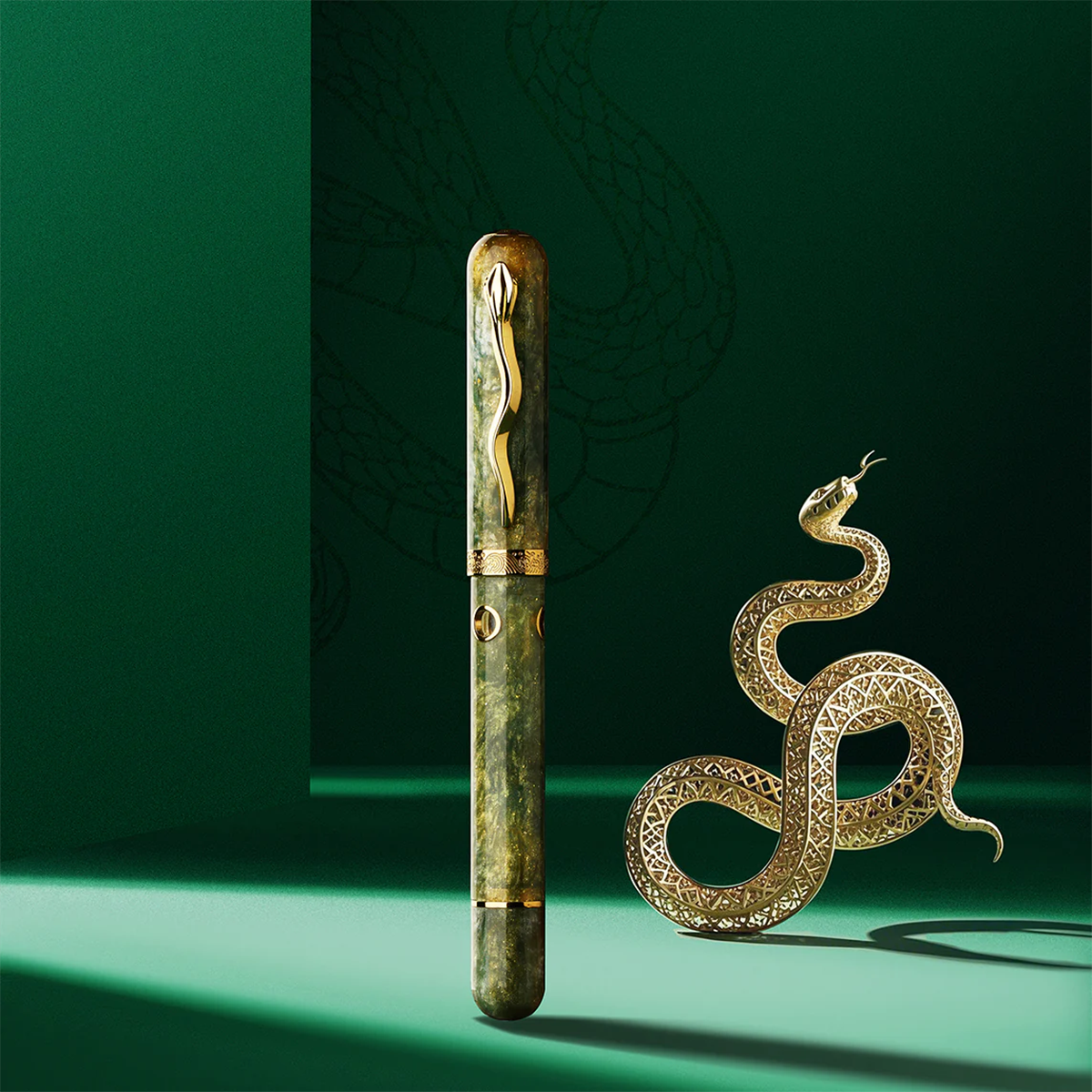 Nahvalur Pen of the Year Snake 細字【限定品】 Nahvalur Pen of the Year 2025 Fountain Pen - Snake (Limited