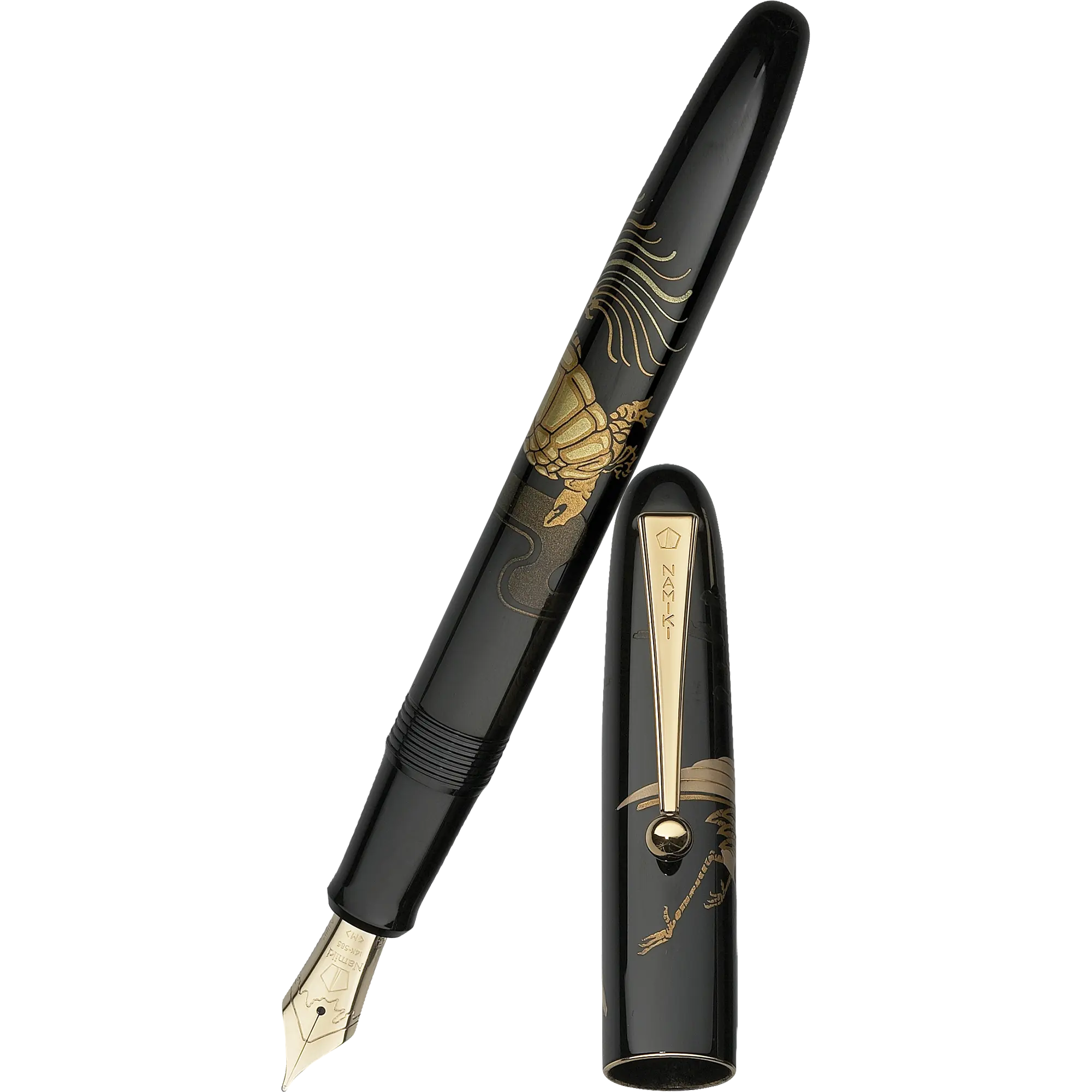 Namiki Nippon Art Fountain Pen - Crane and Turtle-Pen Boutique Ltd