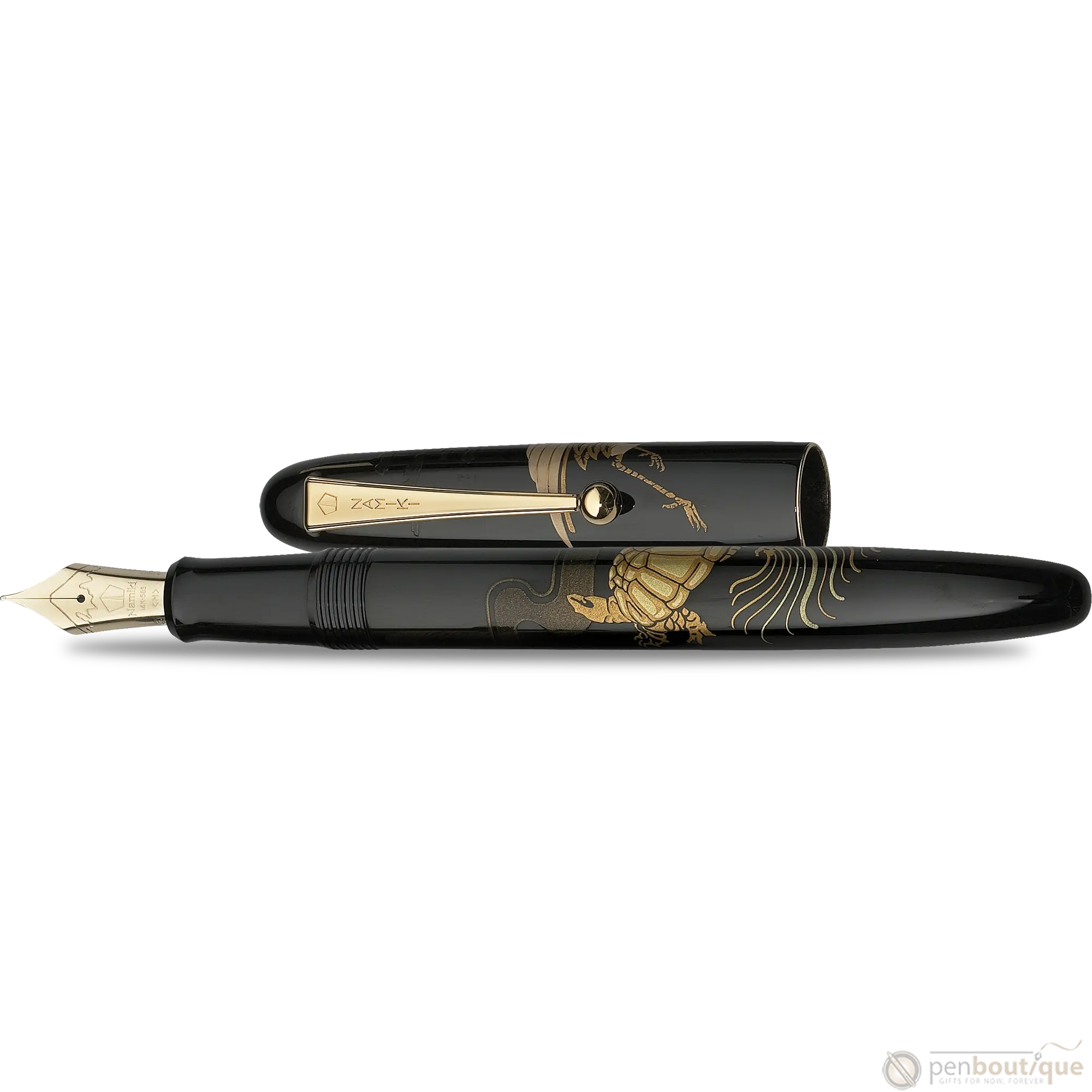 Namiki Nippon Art Fountain Pen - Crane and Turtle-Pen Boutique Ltd