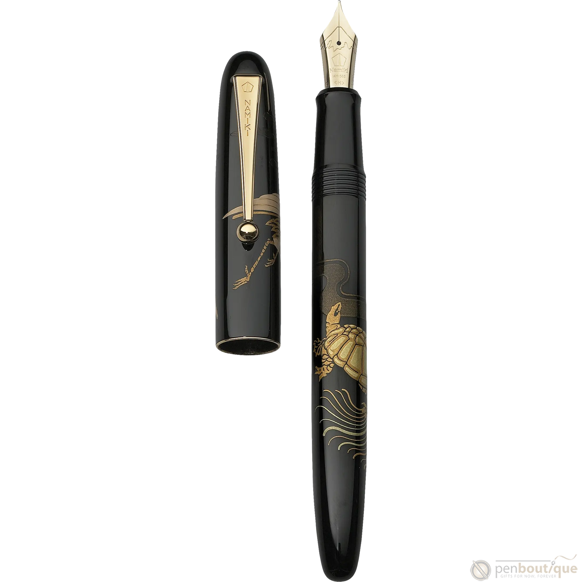 Namiki Nippon Art Fountain Pen - Crane and Turtle-Pen Boutique Ltd