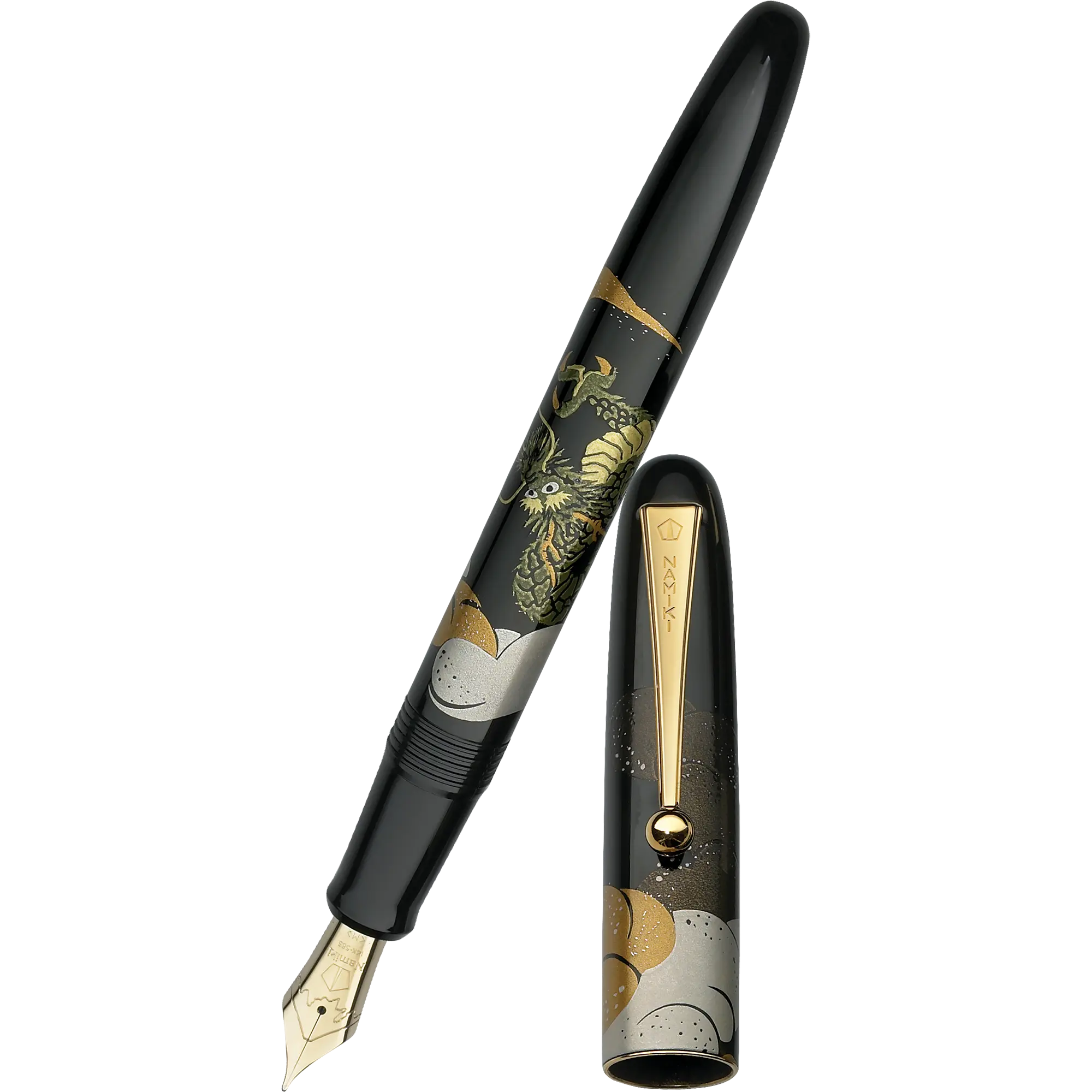 Namiki Nippon Art Fountain Pen Dragon with Cumulus