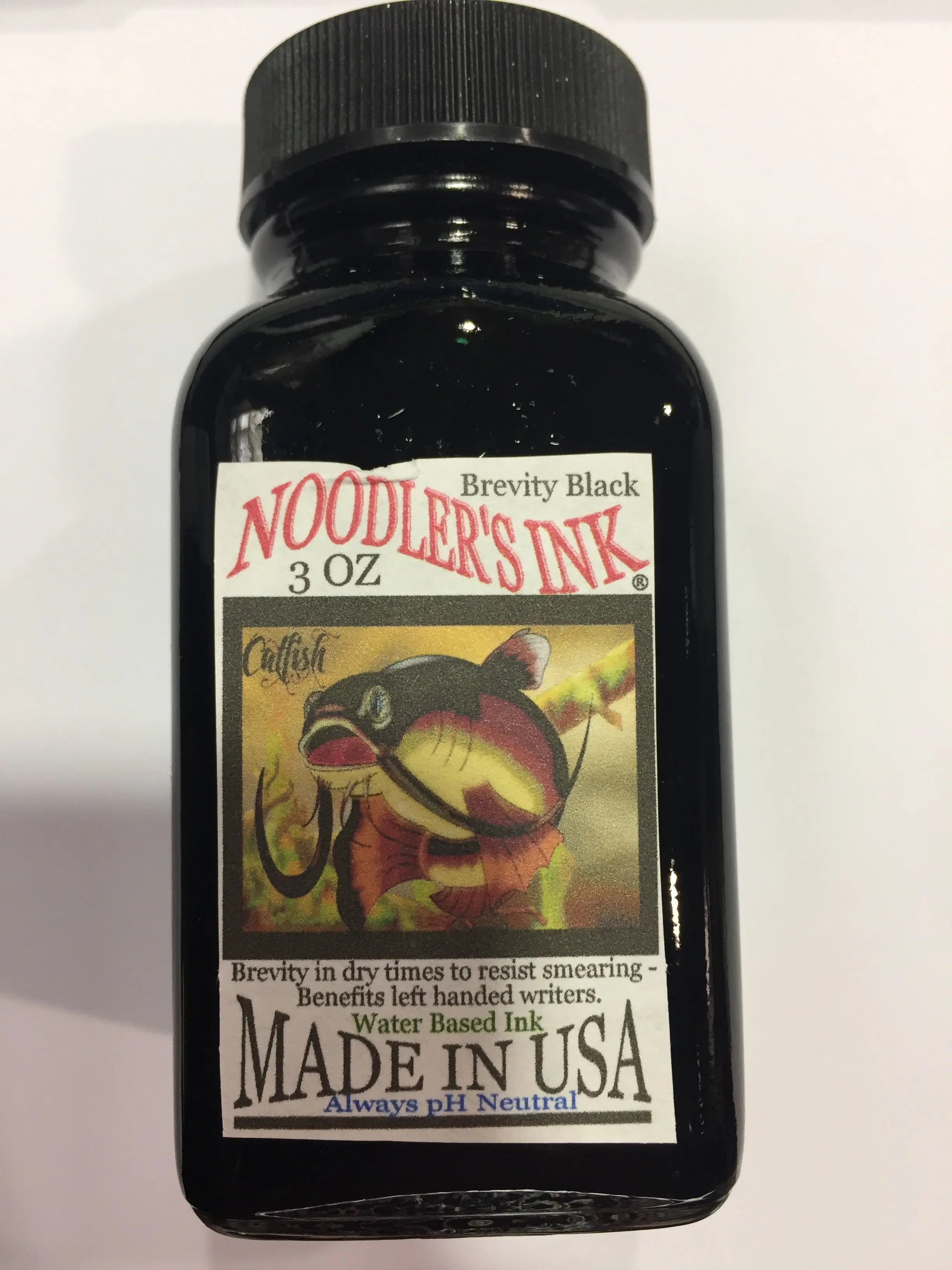 Noodler's Ink Brevity Black (Fast Dry) 3oz Ink Bottle Refill-Pen Boutique Ltd