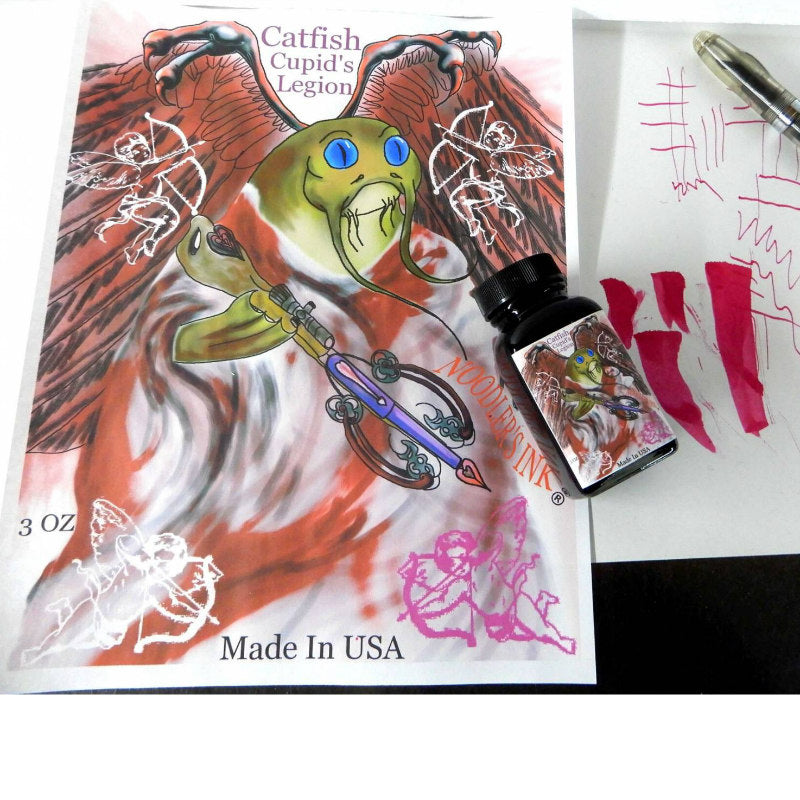 Noodler's Catfish Ink Bottle 3 oz - Cupid's Legion (Limited Edition)-Pen Boutique Ltd