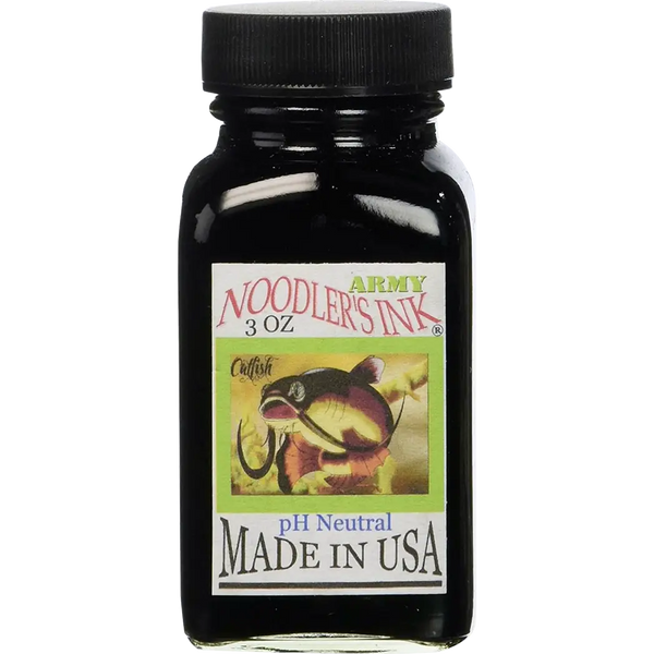 Noodlers Ink Army Green 3oz Ink Bottle Refill-Pen Boutique Ltd
