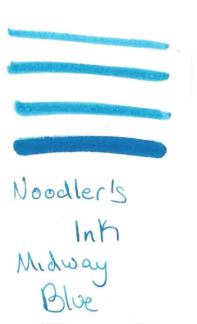 Noodlers Ink VMAIL Midway Blue 3oz Ink Bottle Refill-Pen Boutique Ltd