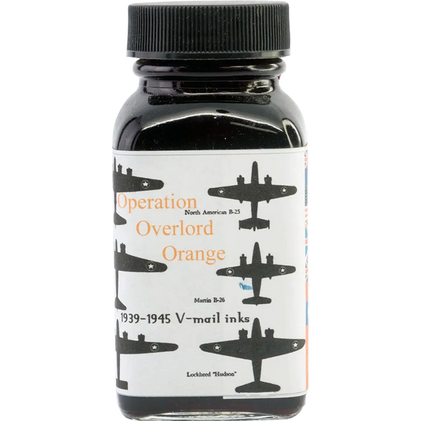 Noodlers Ink VMAIL Operation Overlord Orange 3oz Ink Bottle Refill-Pen Boutique Ltd