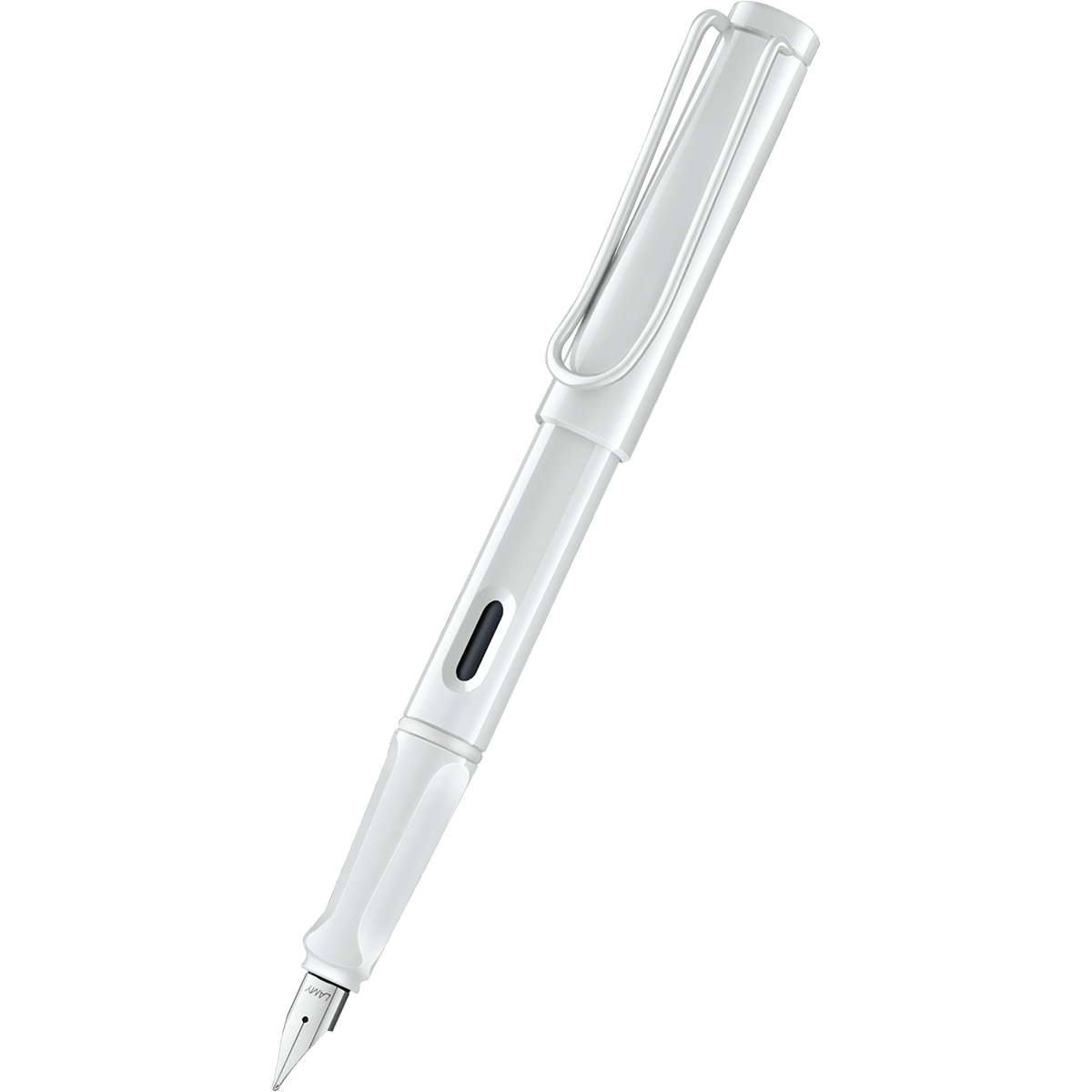 Lamy Safari Fountain Pen - All White Glossy (Special Edition) + FREE Multi Ring - Pen Boutique Ltd