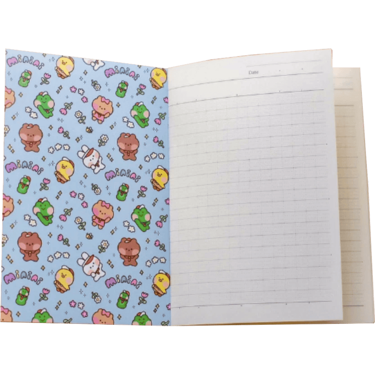 Line Friends Notebook Oasis Minini Line Friends Notebook – Adventure A6 Grid | Premium Cute ...