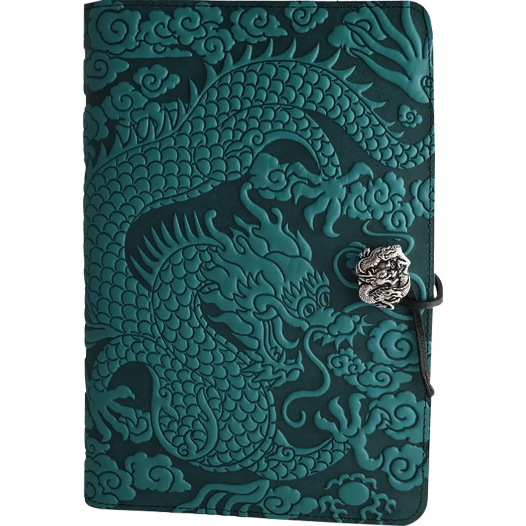 Oberon Design Cloud Dragon Large Journal - Teal-Pen Boutique Ltd