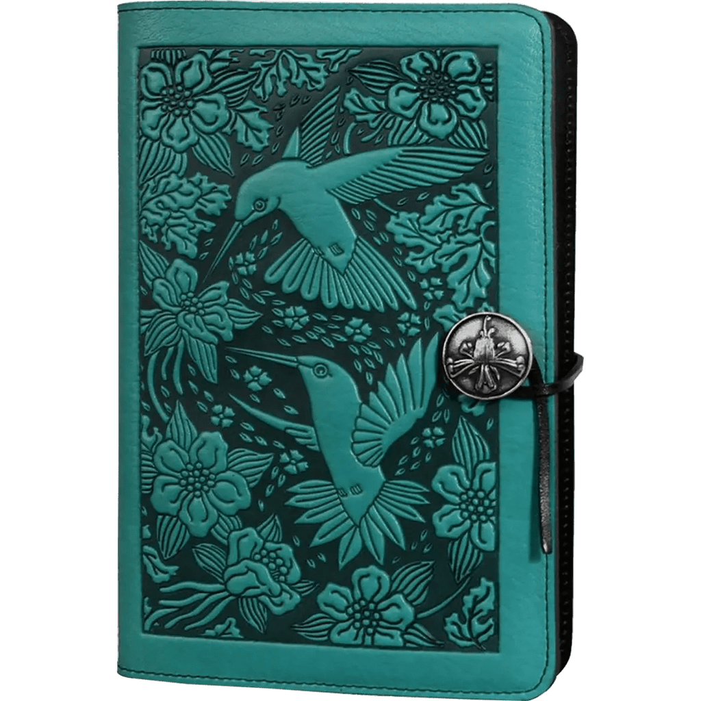 Oberon Design Hummingbird Large Journal - Teal - Pen Boutique Ltd
