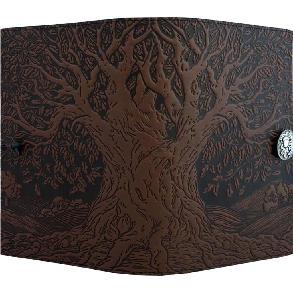 Oberon Design Tree of Life Chocolate Large Journal Cover-Pen Boutique Ltd