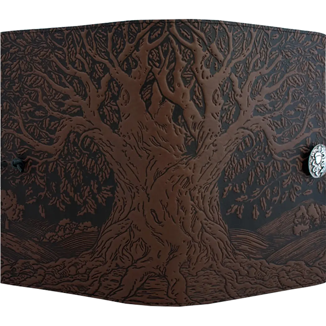 Oberon Design Tree of Life Chocolate Large Journal Cover-Pen Boutique Ltd