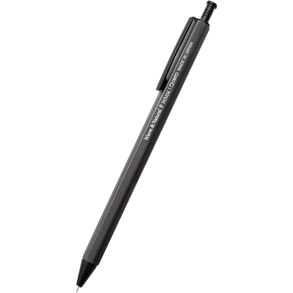 Ohto Wood Gel Pen - Warm & Natural Black - Pen Boutique Ltd
