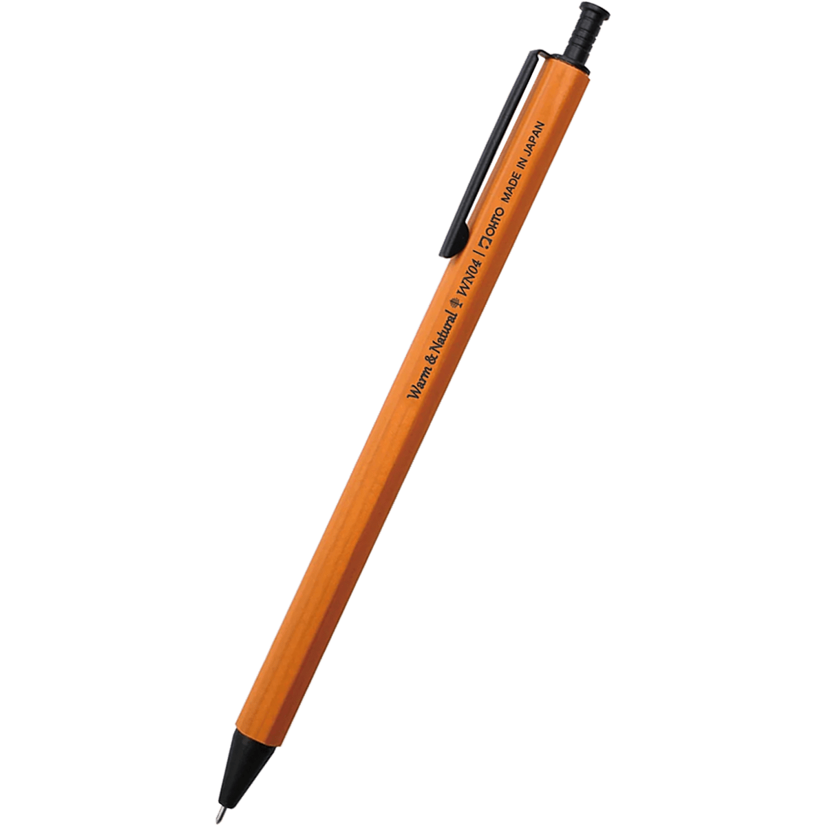 Ohto Wood Gel Pen - Warm & Natural Orange - Pen Boutique Ltd
