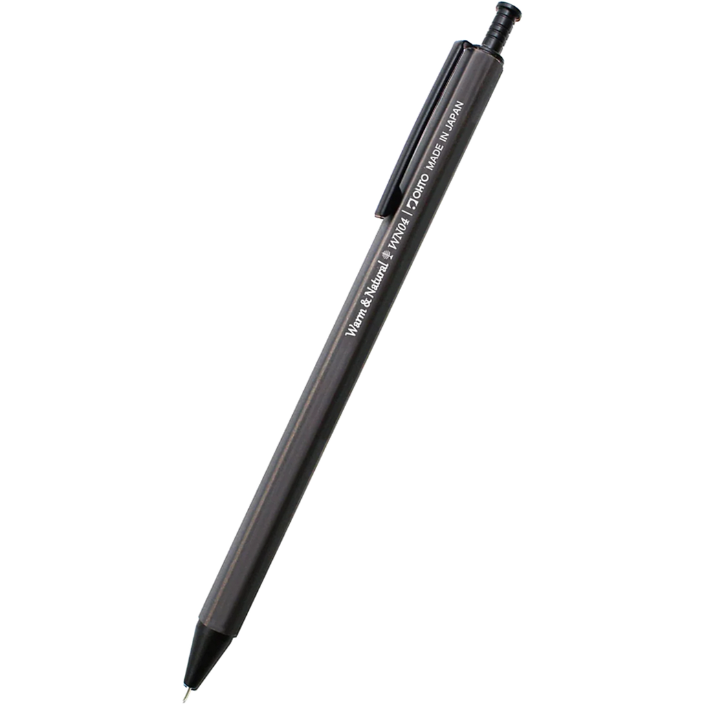 Ohto Wood Gel Pen - Warm & Natural Black