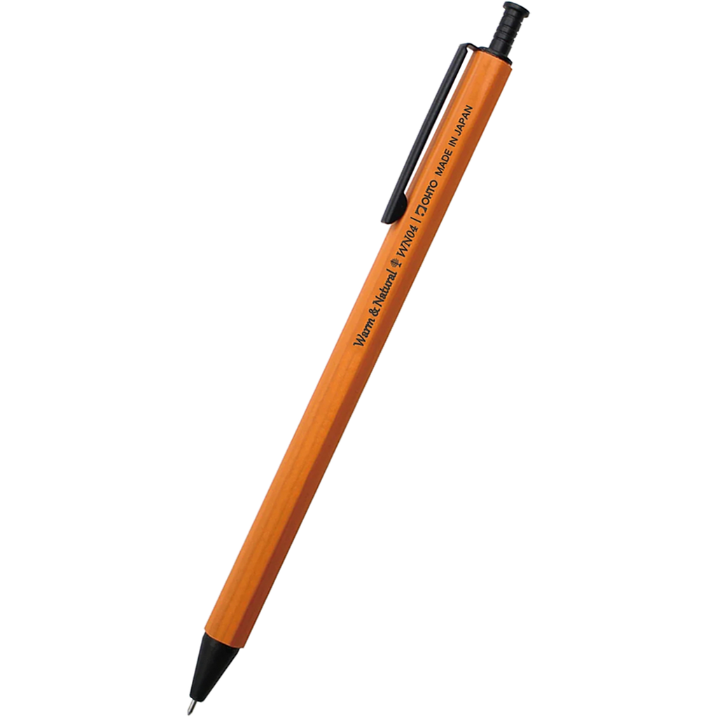 Ohto Wood Gel Pen - Warm & Natural Orange