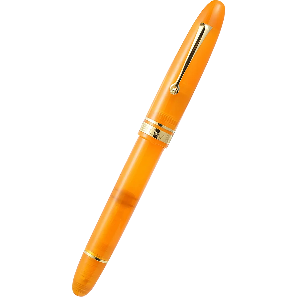 Omas Ogiva Fountain Pen - Arancione - Gold Trim - 14K Nib Omas