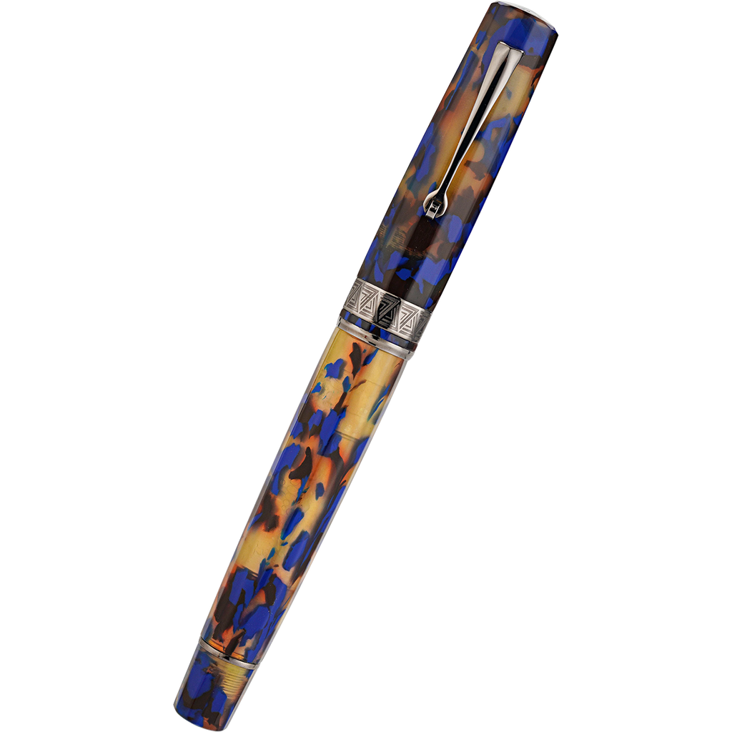 Omas Paragon Fountain Pen - Blue Lucen - Black Trim-Pen Boutique Ltd