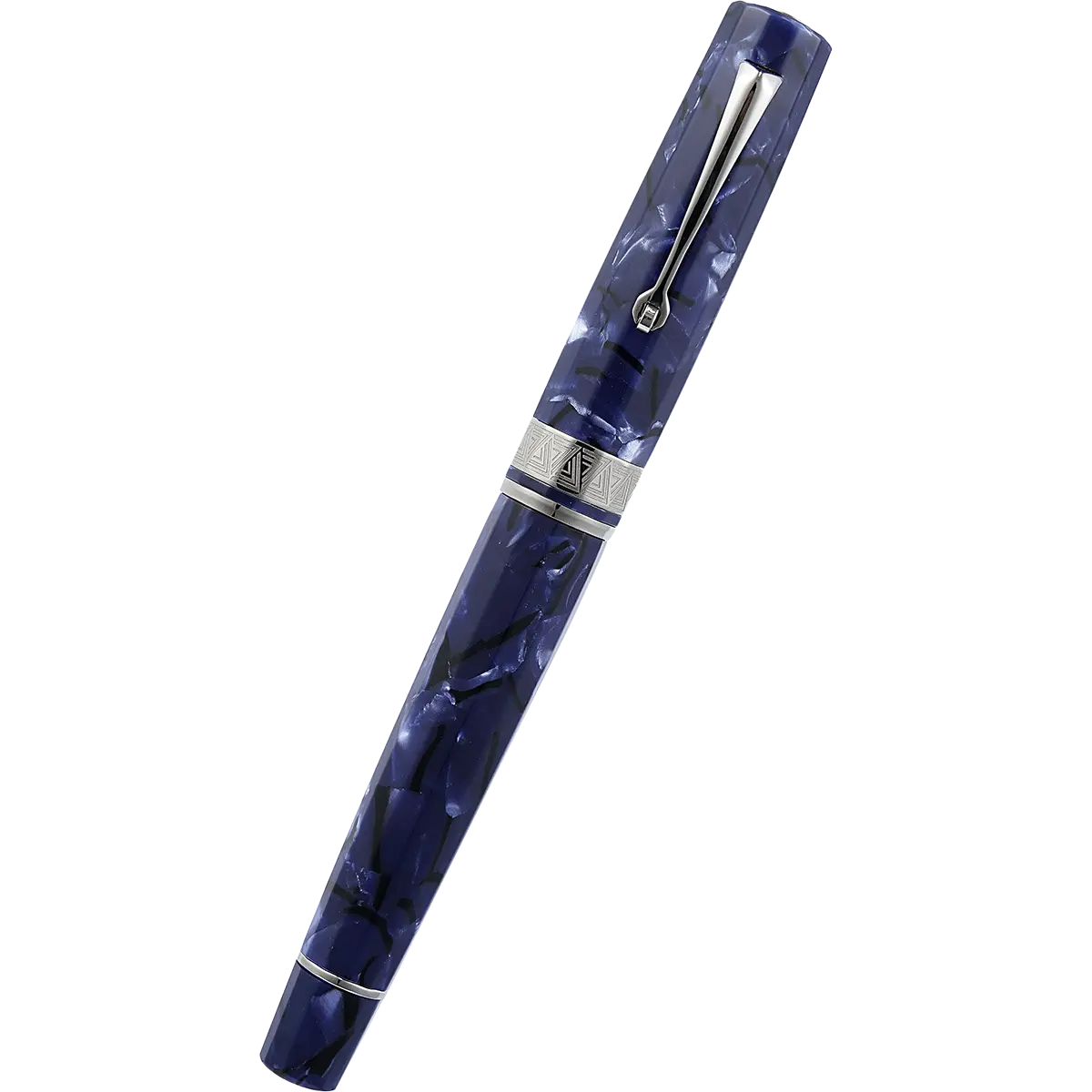 Omas Paragon Fountain Pen Blue Royale 14k Nib - Main Image