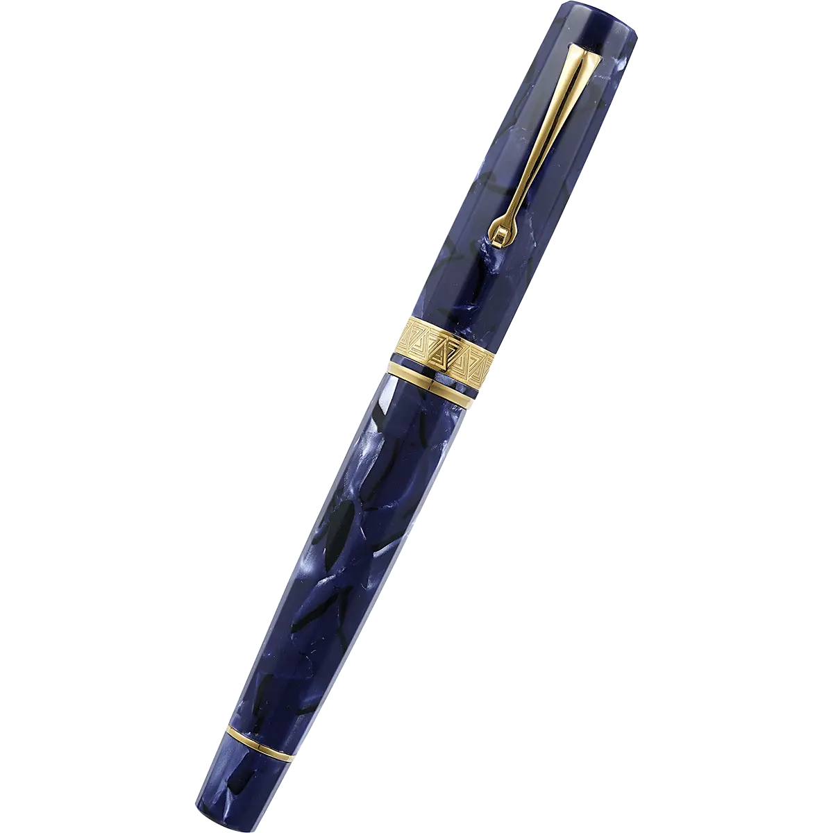 Omas Paragon Fountain Pen - Blue Royale - Gold Trim - 14k Nib Omas