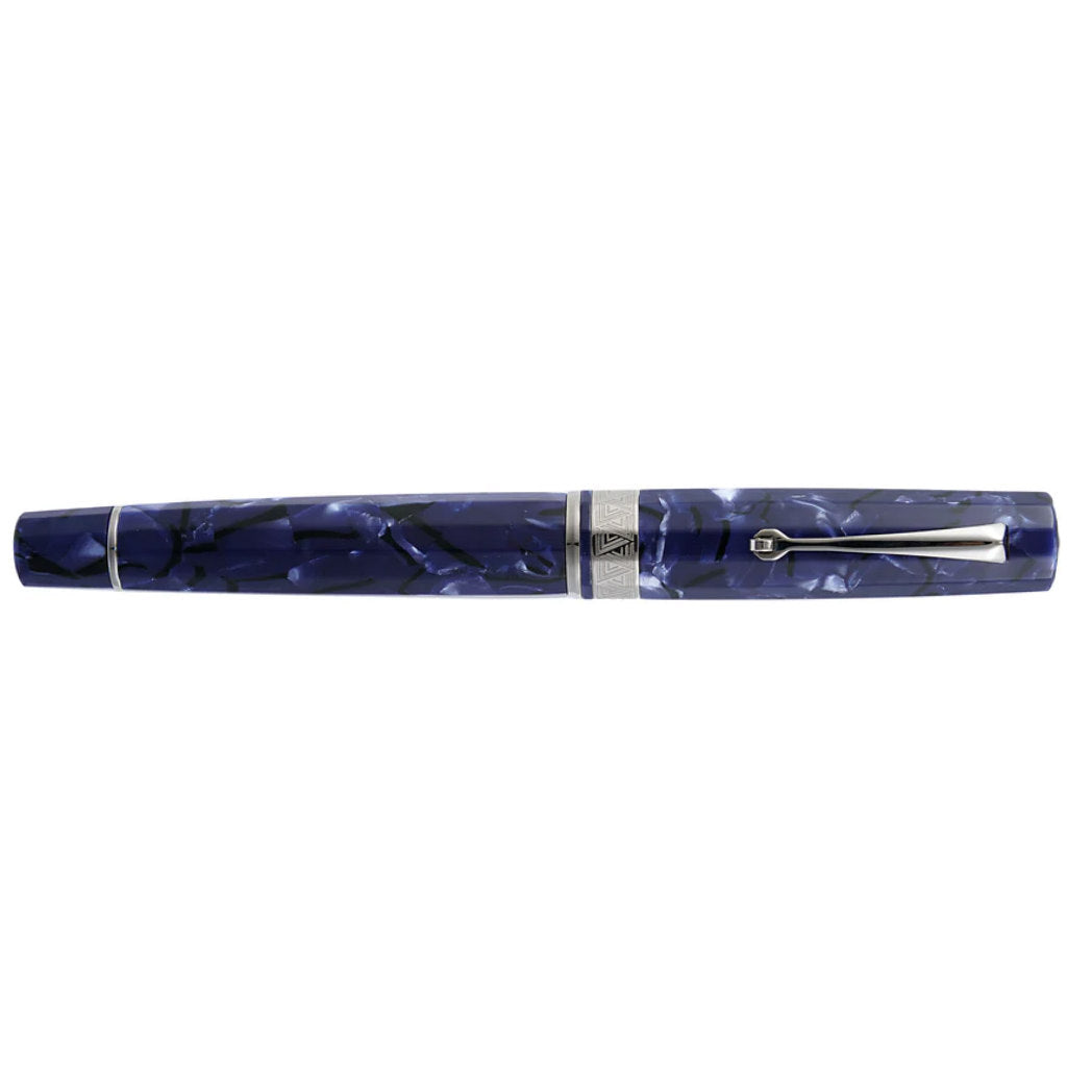 Omas Paragon Fountain Pen - Blue Royale - Platinum Trim - 14k Nib-Pen Boutique Ltd