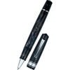 Omas Bologna Rollerball Pen - Galassia - Silver Trim - Pen Boutique Ltd