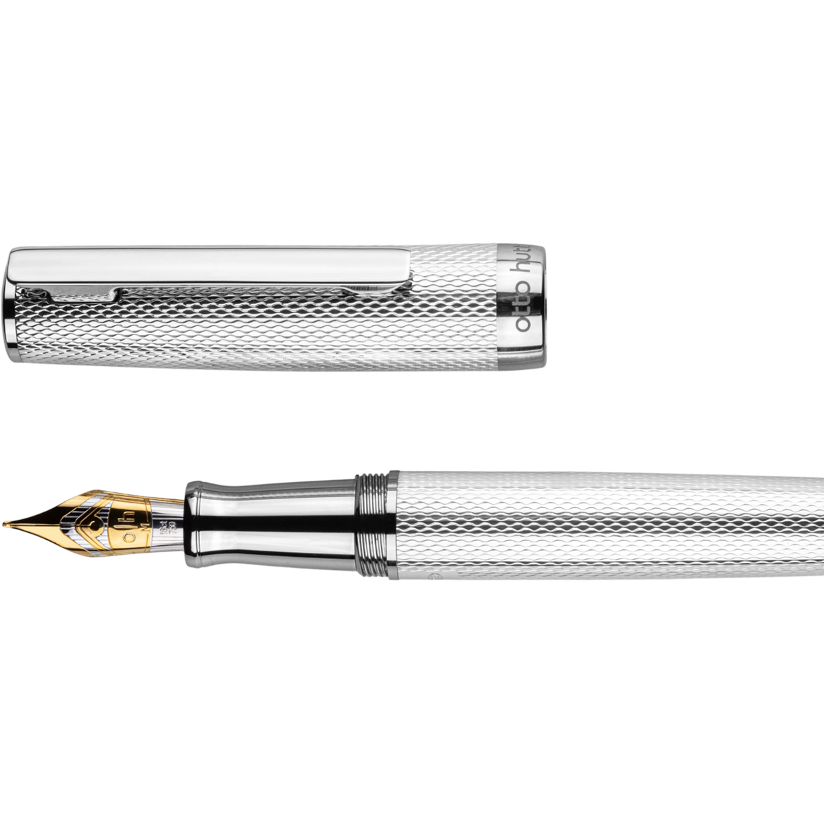 On Sale: Otto Hutt Design 7 Fountain Pen - Silver Trim (US Exclusive)-Pen Boutique Ltd