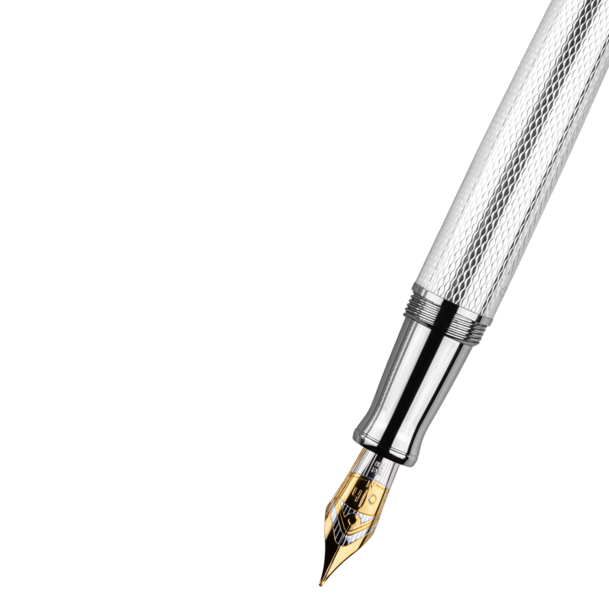 On Sale: Otto Hutt Design 7 Fountain Pen - Silver Trim (US Exclusive)-Pen Boutique Ltd