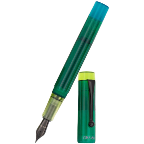 Opus 88 Demo Fountain Pen - 2024 - Green-Pen Boutique Ltd