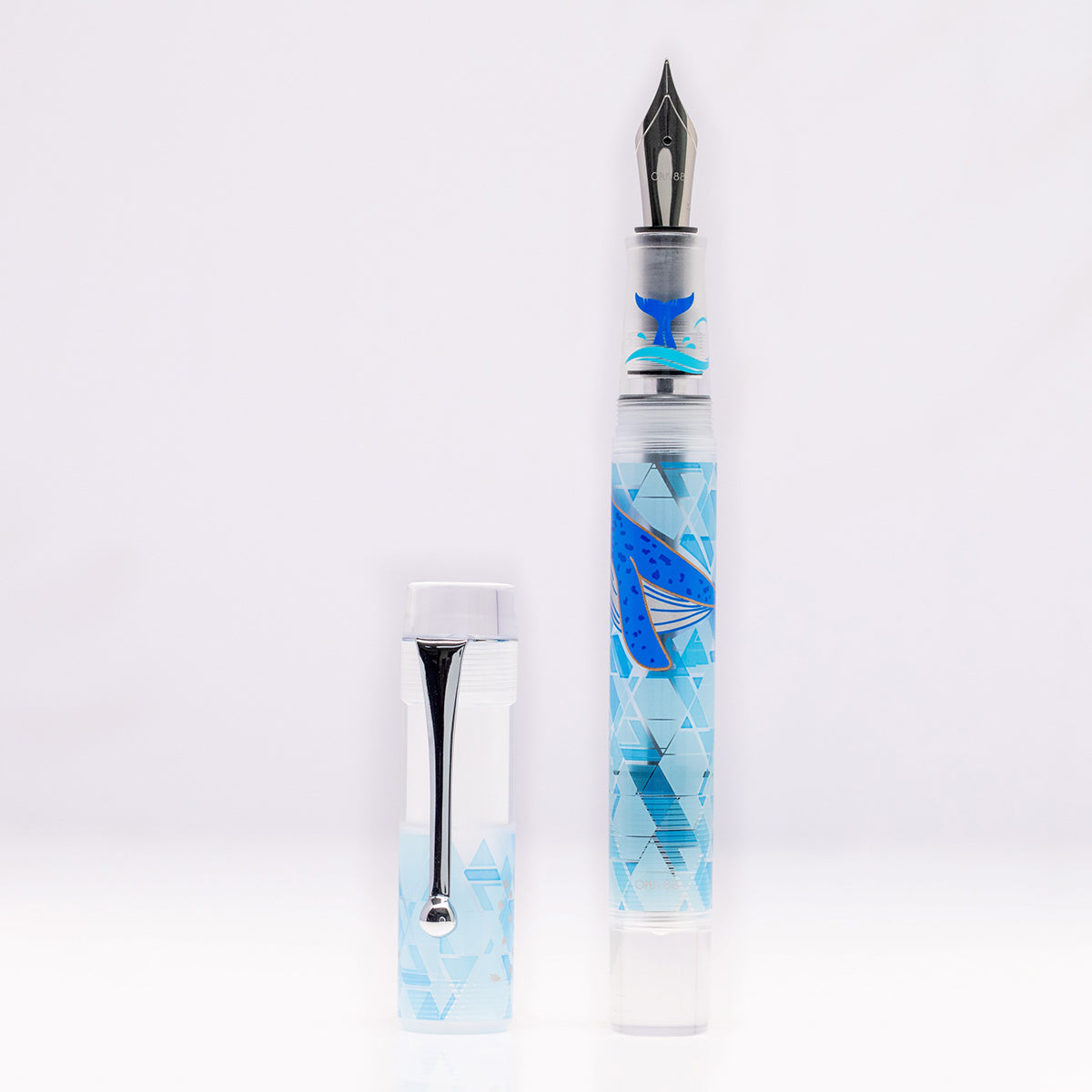 Opus 88 Demo Fountain Pen - Ocean - Blue Whale (Limited Edition)-Pen Boutique Ltd