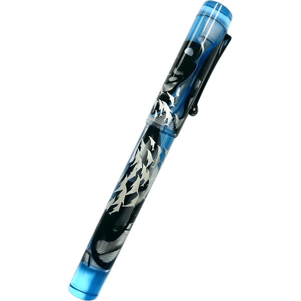 Opus 88 Demo Fountain Pen - Ocean - Dolphin (Limited Edition)-Pen Boutique Ltd