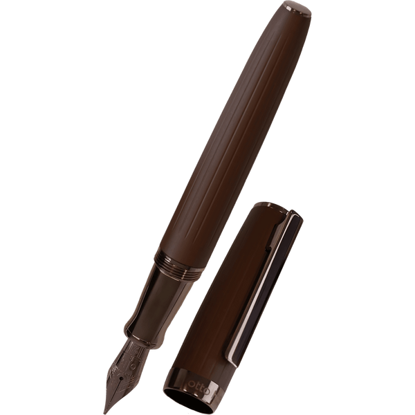 Otto Hutt Design 7 Fountain Pen - Brown PVD (Limited Edition)-Pen Boutique Ltd
