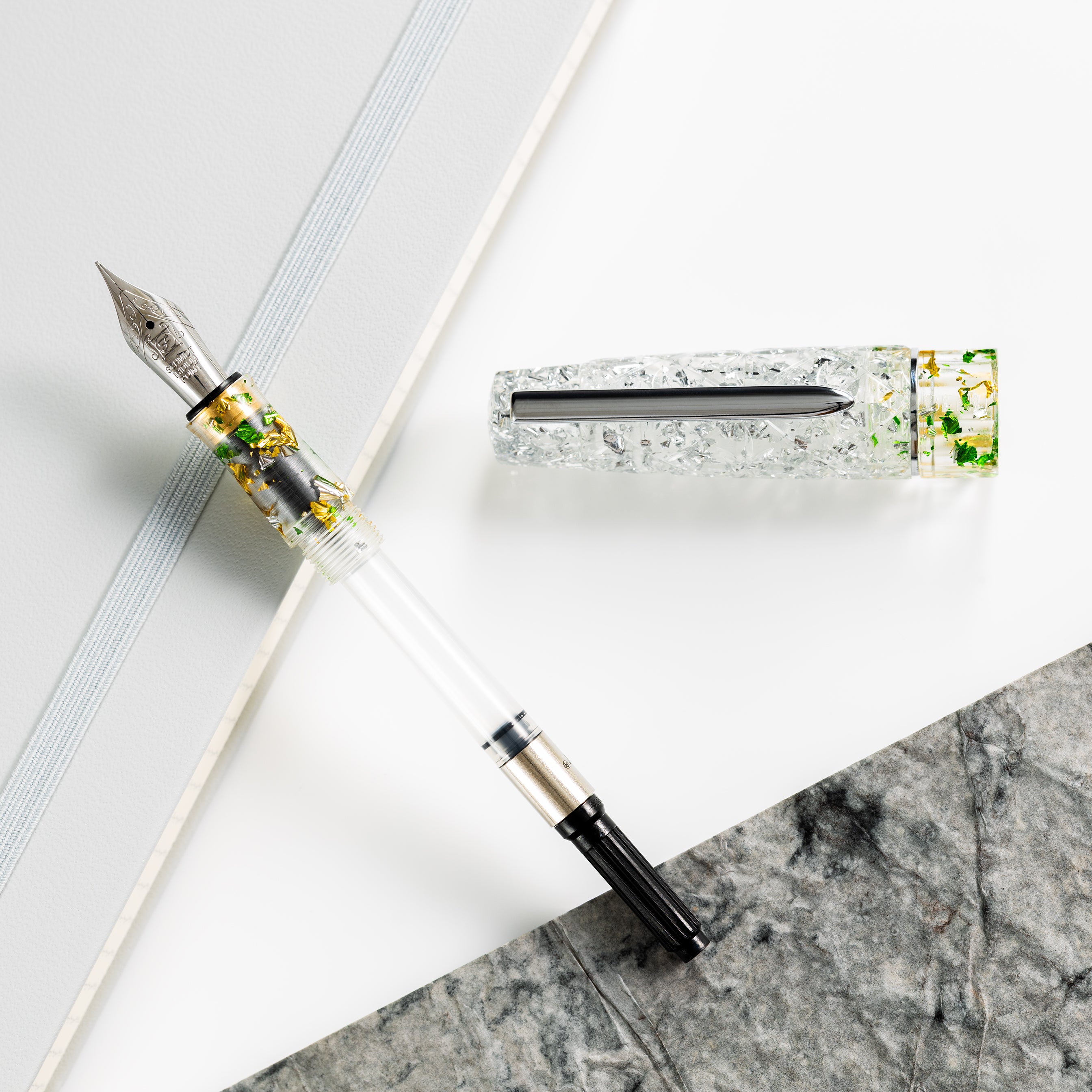 Benu Cocktail Hour Fountain Pen - Mojito - Pen Boutique Ltd