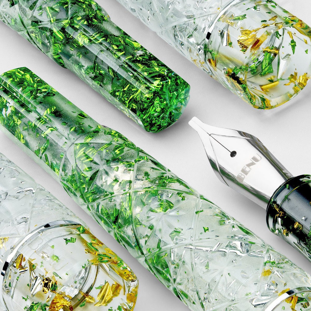 Benu Cocktail Hour Fountain Pen - Mojito - Pen Boutique Ltd
