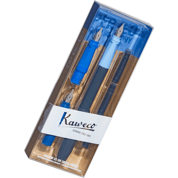 Kaweco Perkeo Calligraphy Set - Blue-Pen Boutique Ltd